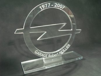 Découpe et gravure laser - plexi transparent